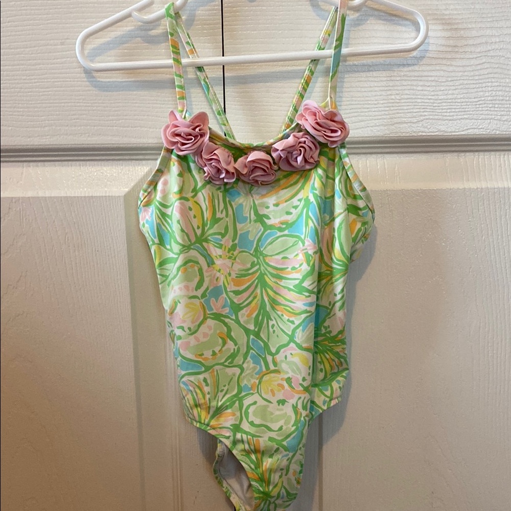 Lilly Pulitzer elephant ears  girls swimsuit
